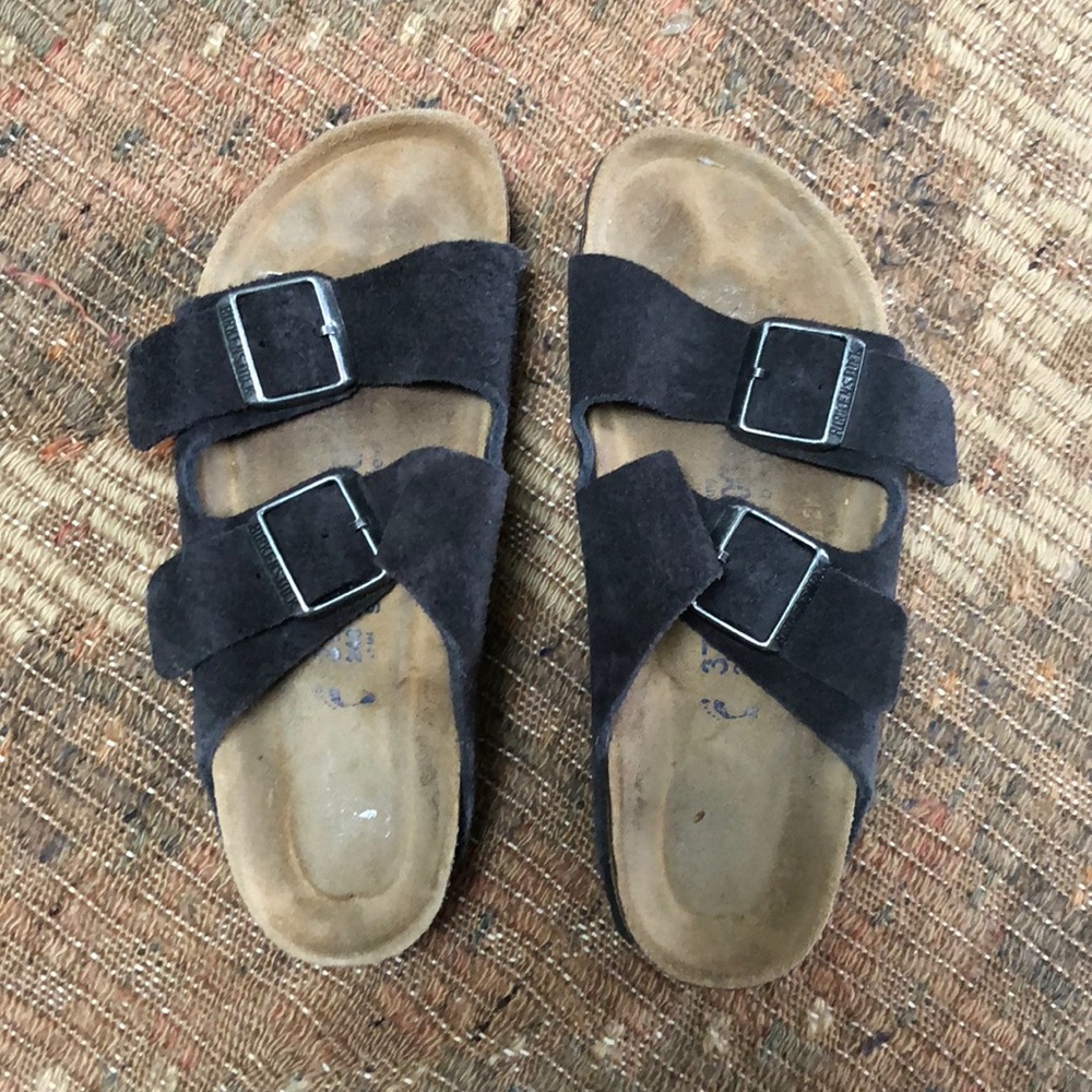 Greg Suede Soft Footbed Arizona Birkenstocks